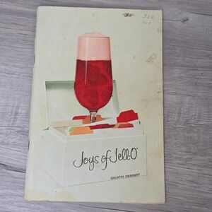 Vintage Joys of Jell-O Cookbook General Foods Kitchens 3rd Edition 1980s